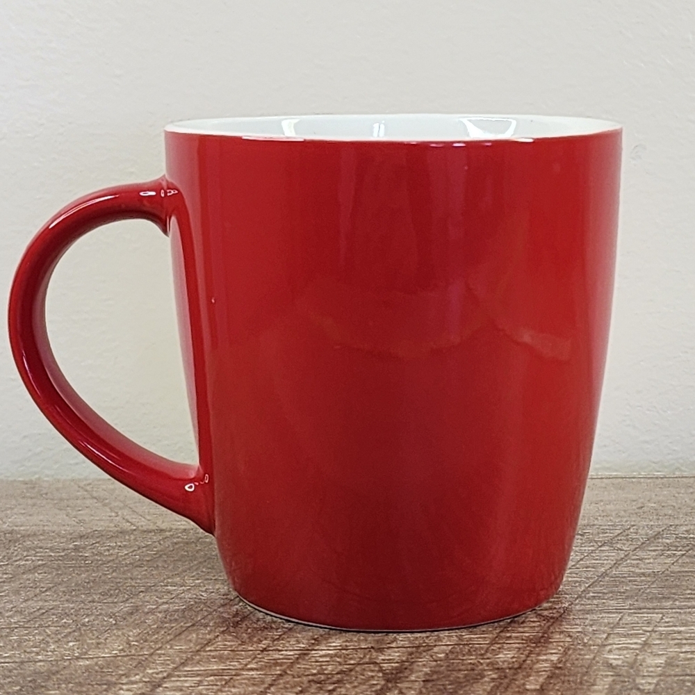 Starbucks 2020 Mermaid Logo Red & White Christmas Holiday 12 OZ Ceramic Mug - Picture 5 of 10